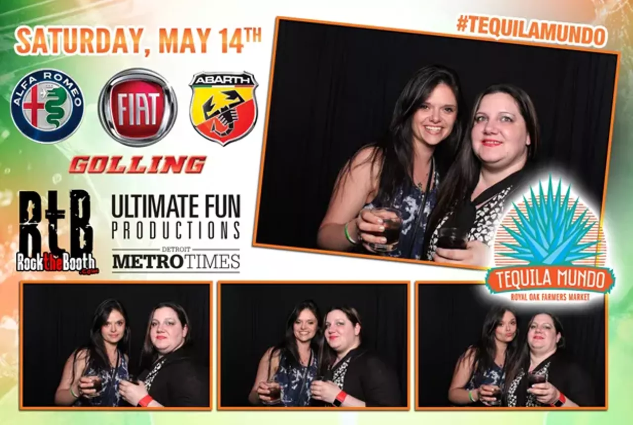Image: Inside the photo booth at Tequila Mundo