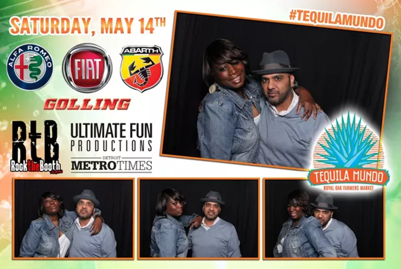 Image: Inside the photo booth at Tequila Mundo