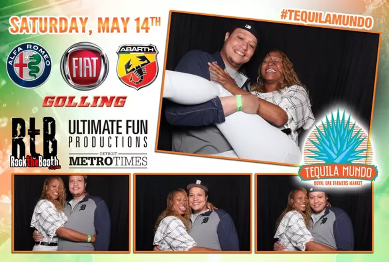 Image: Inside the photo booth at Tequila Mundo