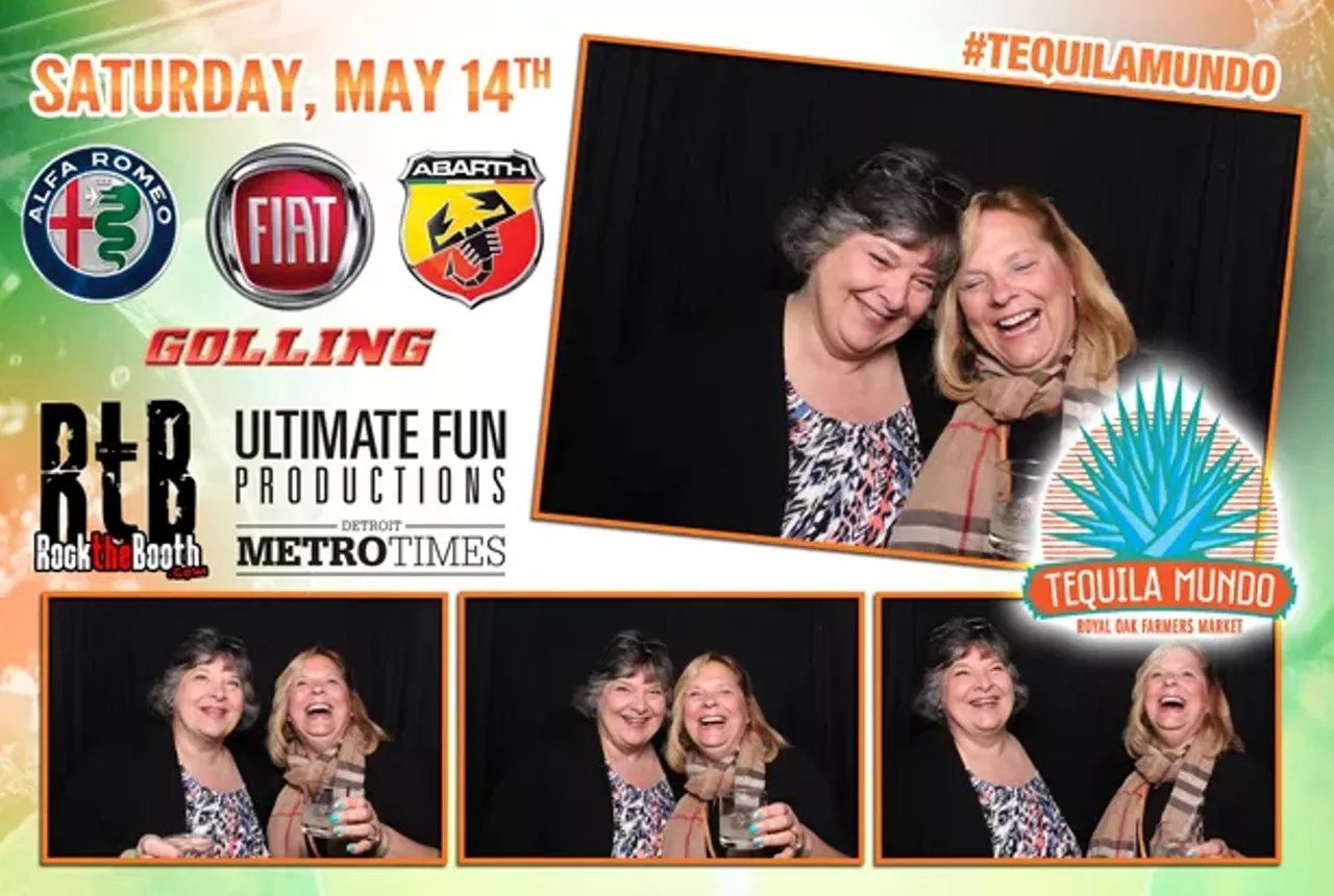 Image: Inside the photo booth at Tequila Mundo