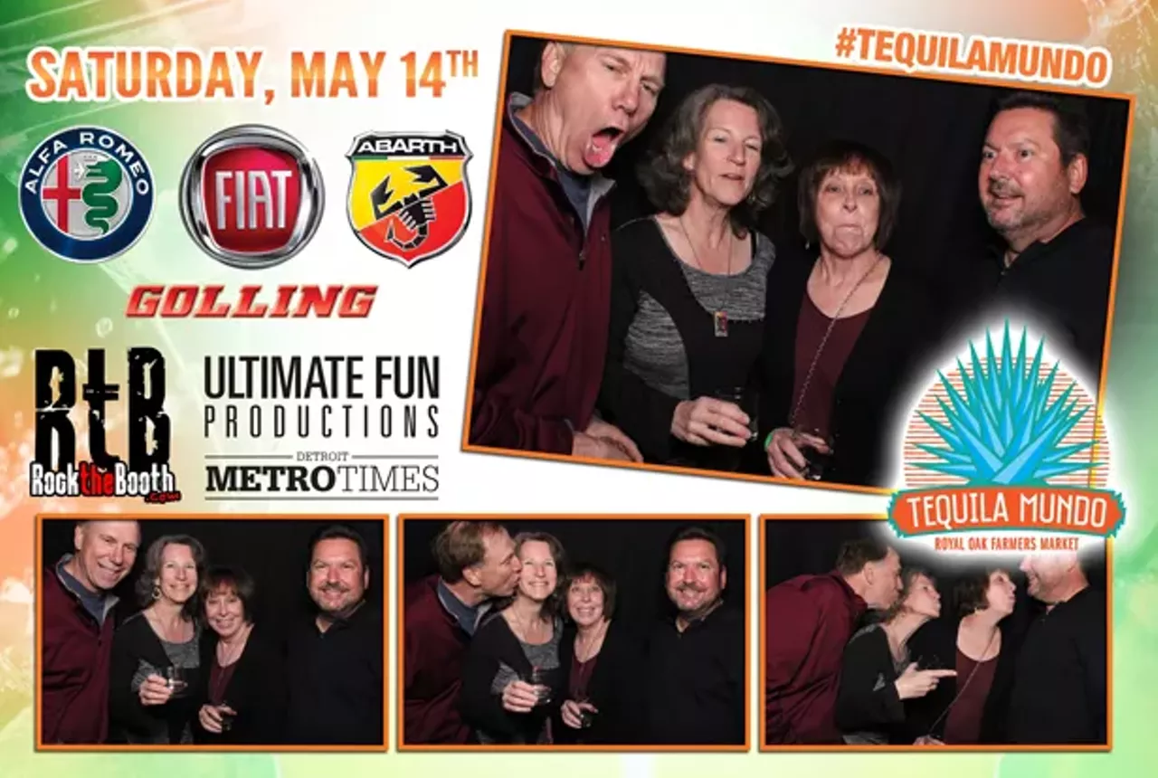 Image: Inside the photo booth at Tequila Mundo
