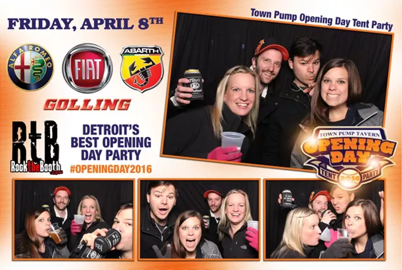 Image: Inside the photo booth at Town Pump's Opening Day party [PHOTOS]