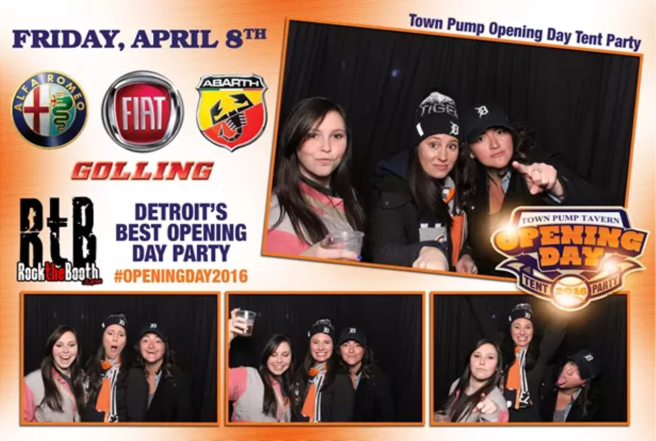 Image: Inside the photo booth at Town Pump's Opening Day party [PHOTOS]