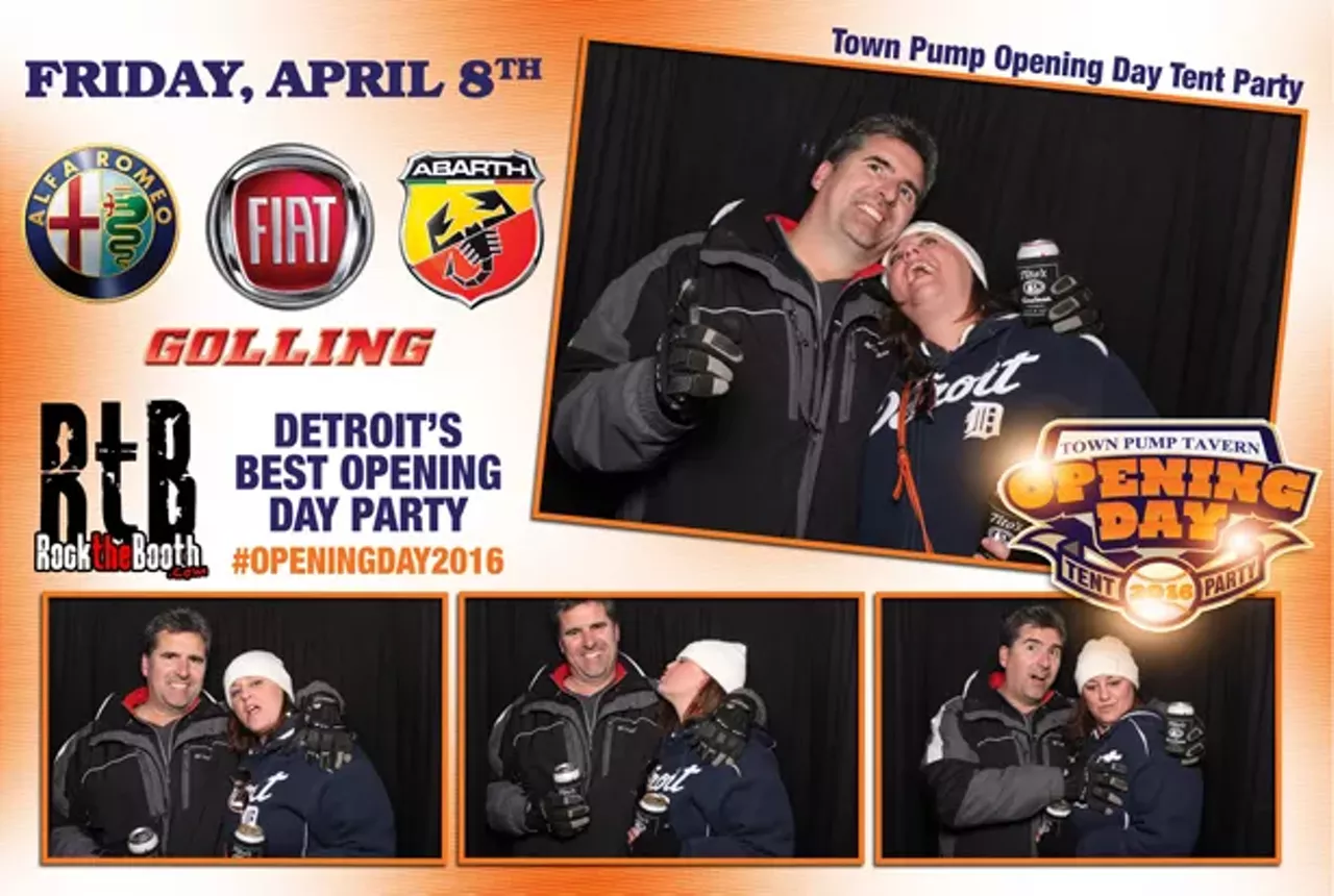 Image: Inside the photo booth at Town Pump's Opening Day party [PHOTOS]