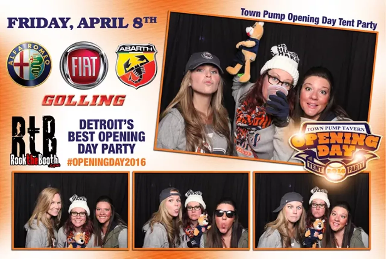 Image: Inside the photo booth at Town Pump's Opening Day party [PHOTOS]