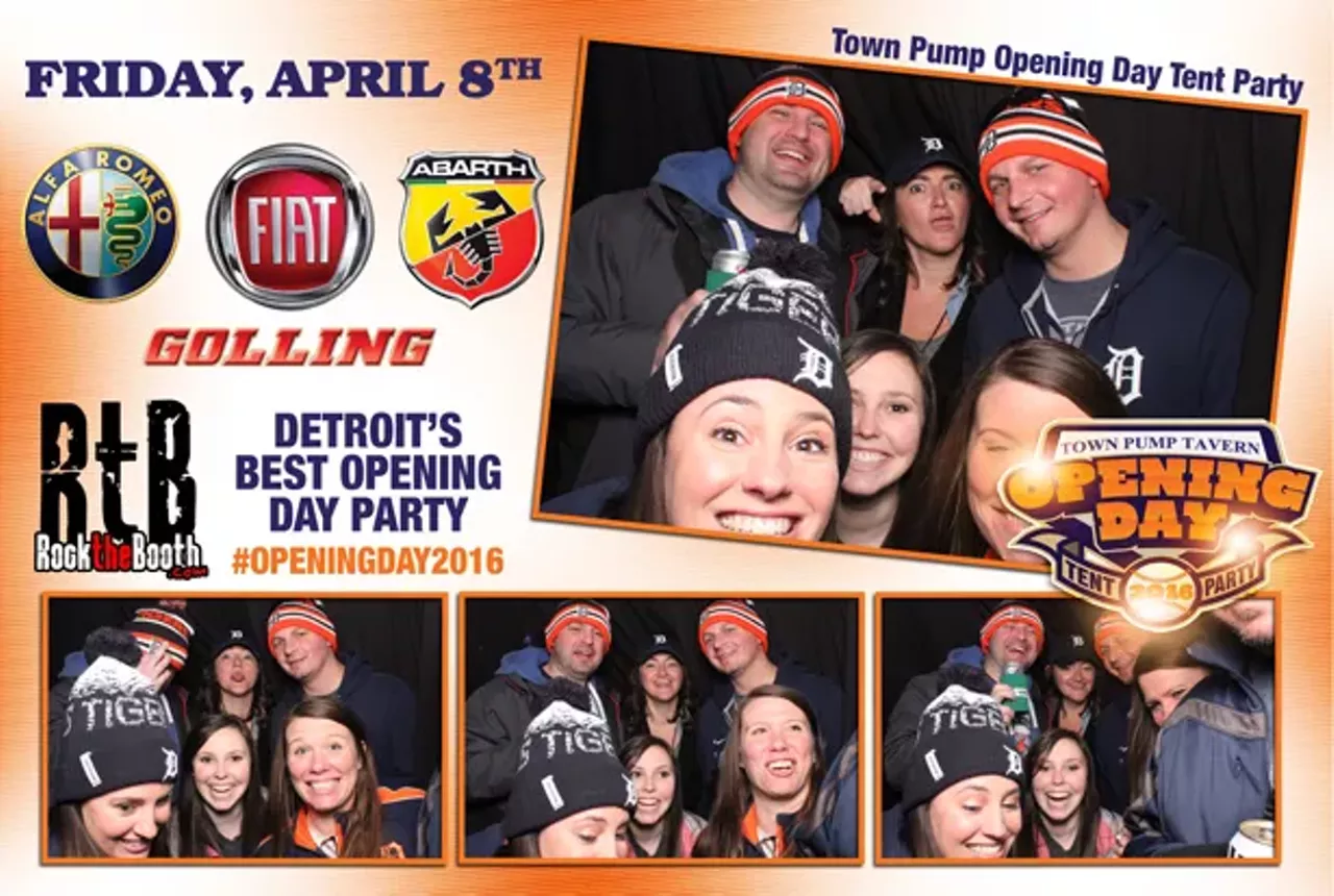 Image: Inside the photo booth at Town Pump's Opening Day party [PHOTOS]