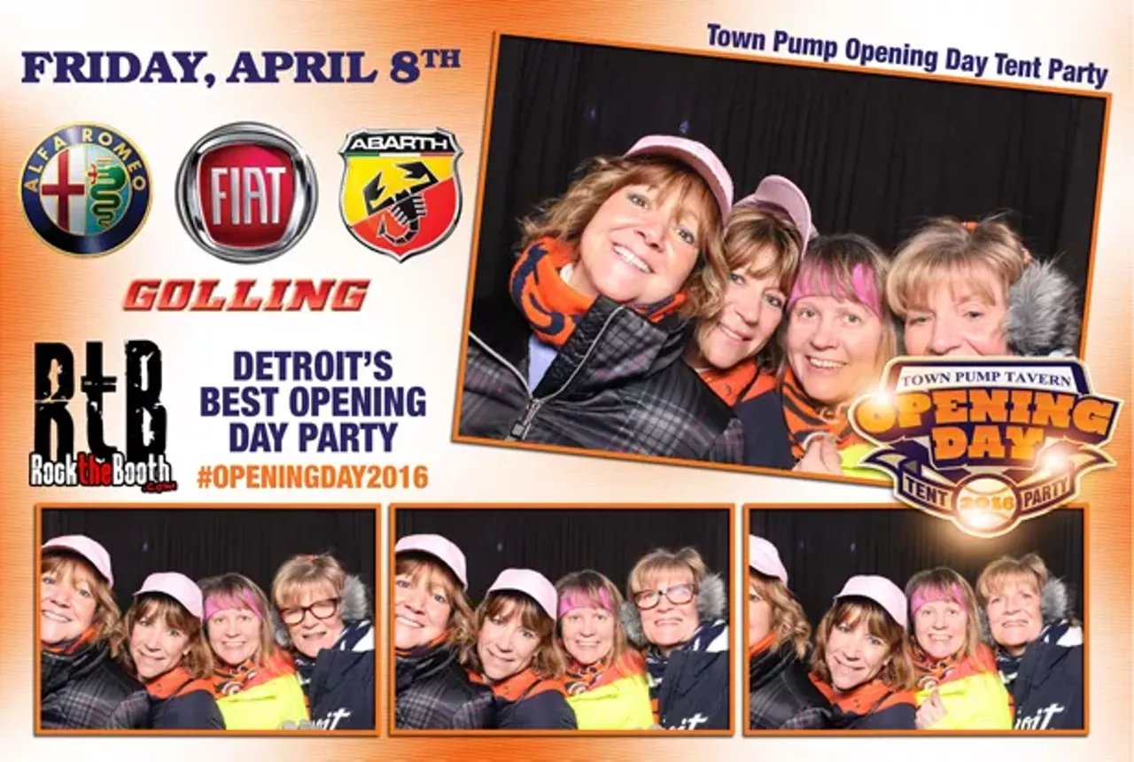 Image: Inside the photo booth at Town Pump's Opening Day party [PHOTOS]