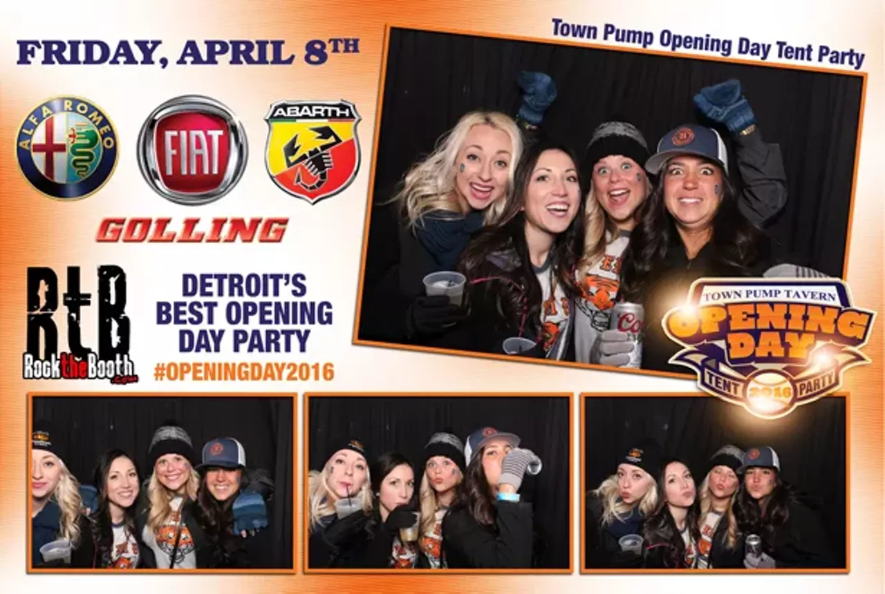 Image: Inside the photo booth at Town Pump's Opening Day party [PHOTOS]