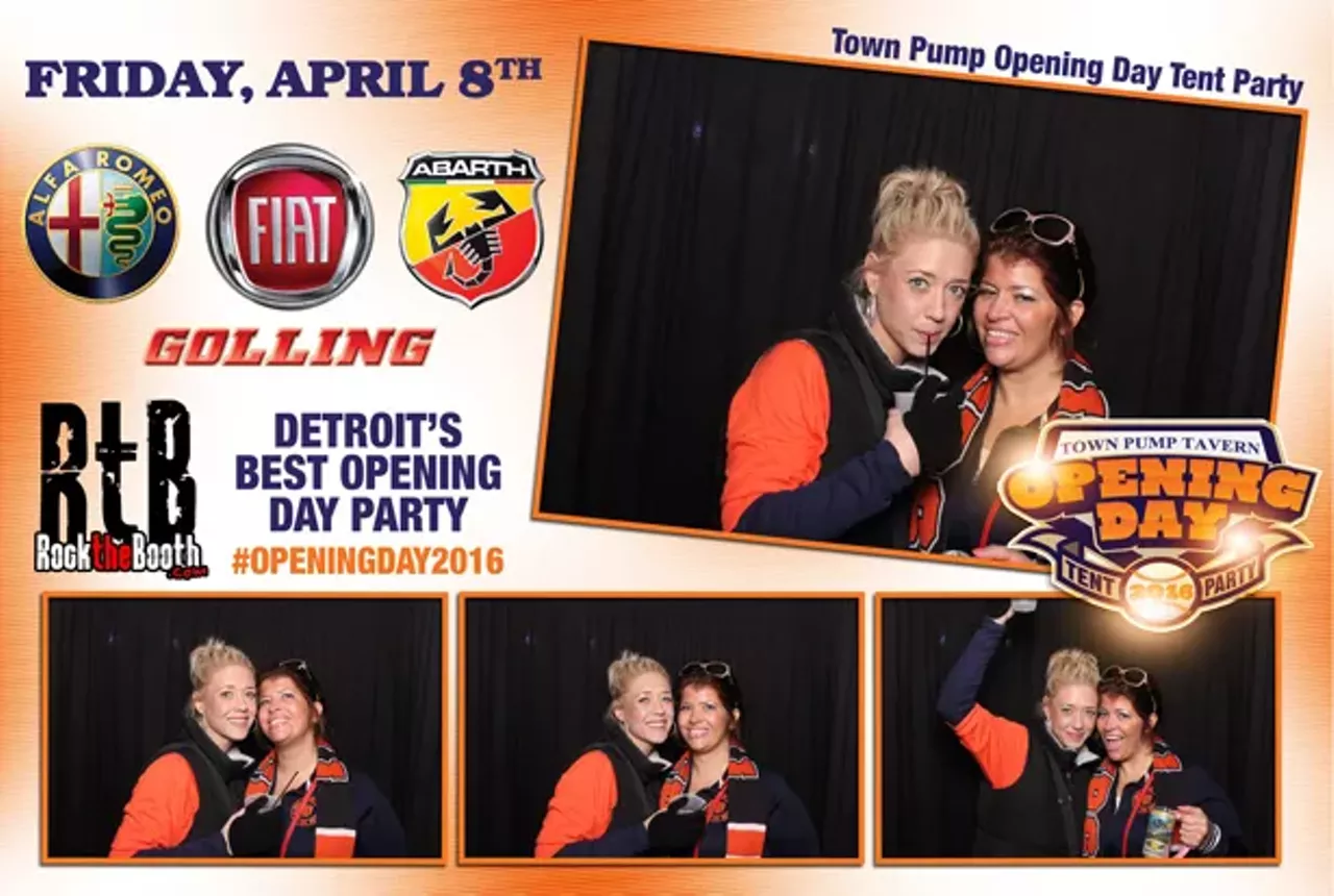 Image: Inside the photo booth at Town Pump's Opening Day party [PHOTOS]