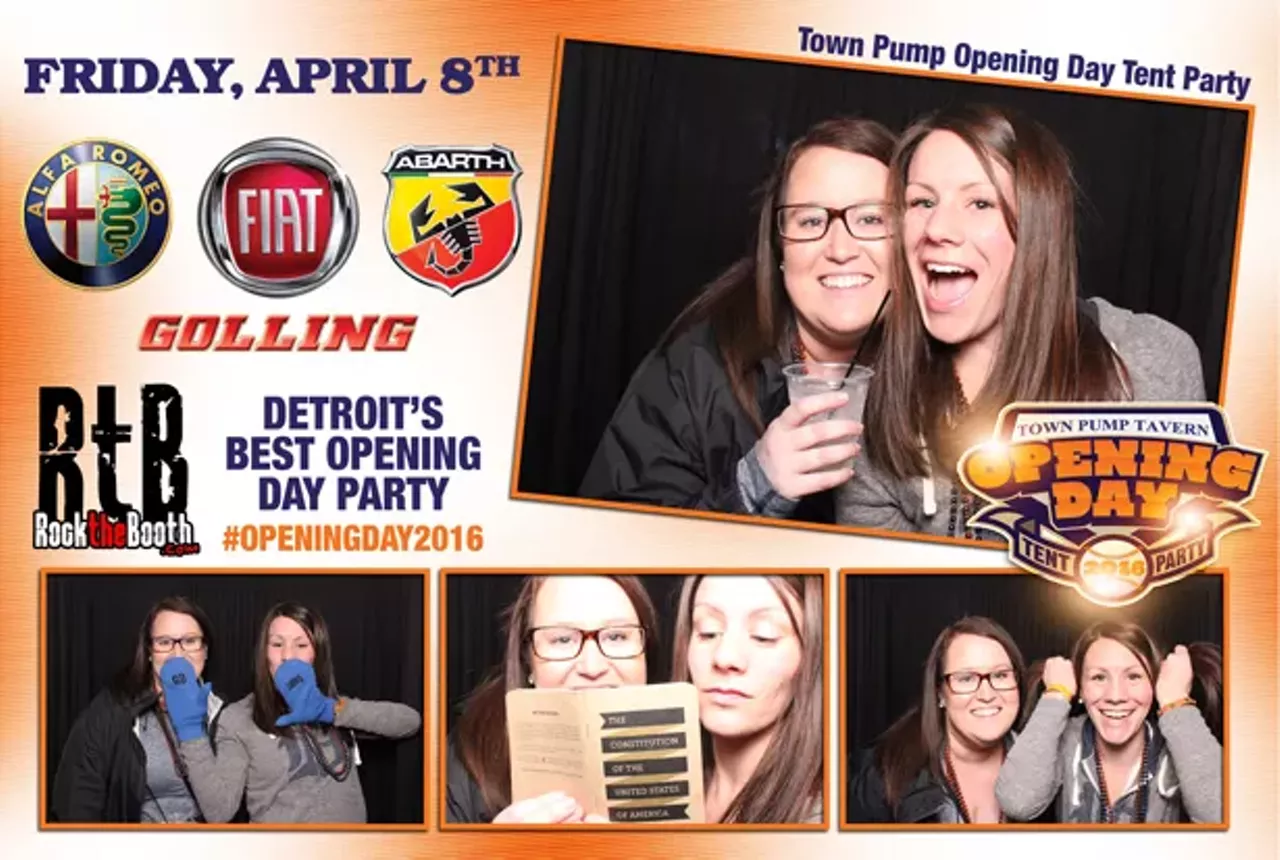 Image: Inside the photo booth at Town Pump's Opening Day party [PHOTOS]