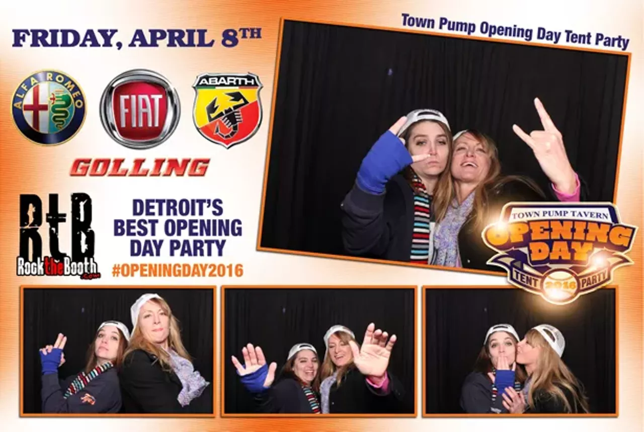 Image: Inside the photo booth at Town Pump's Opening Day party [PHOTOS]