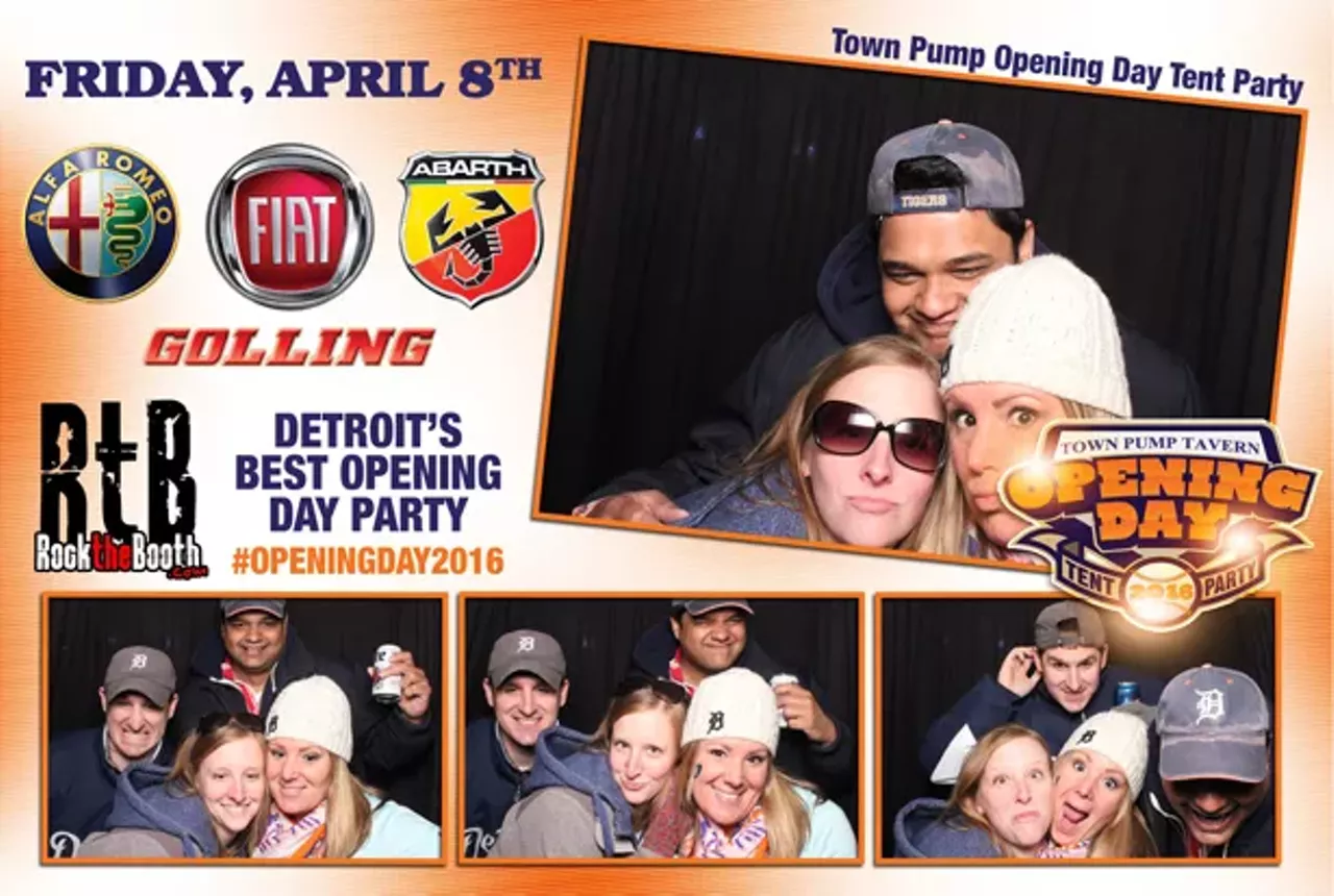 Image: Inside the photo booth at Town Pump's Opening Day party [PHOTOS]