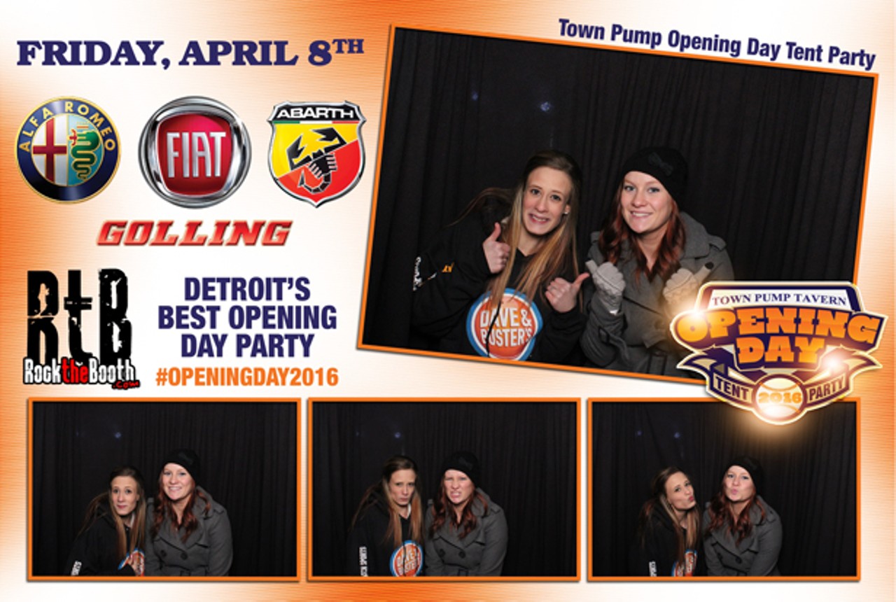 Inside the photo booth at Town Pump's Opening Day party [PHOTOS]