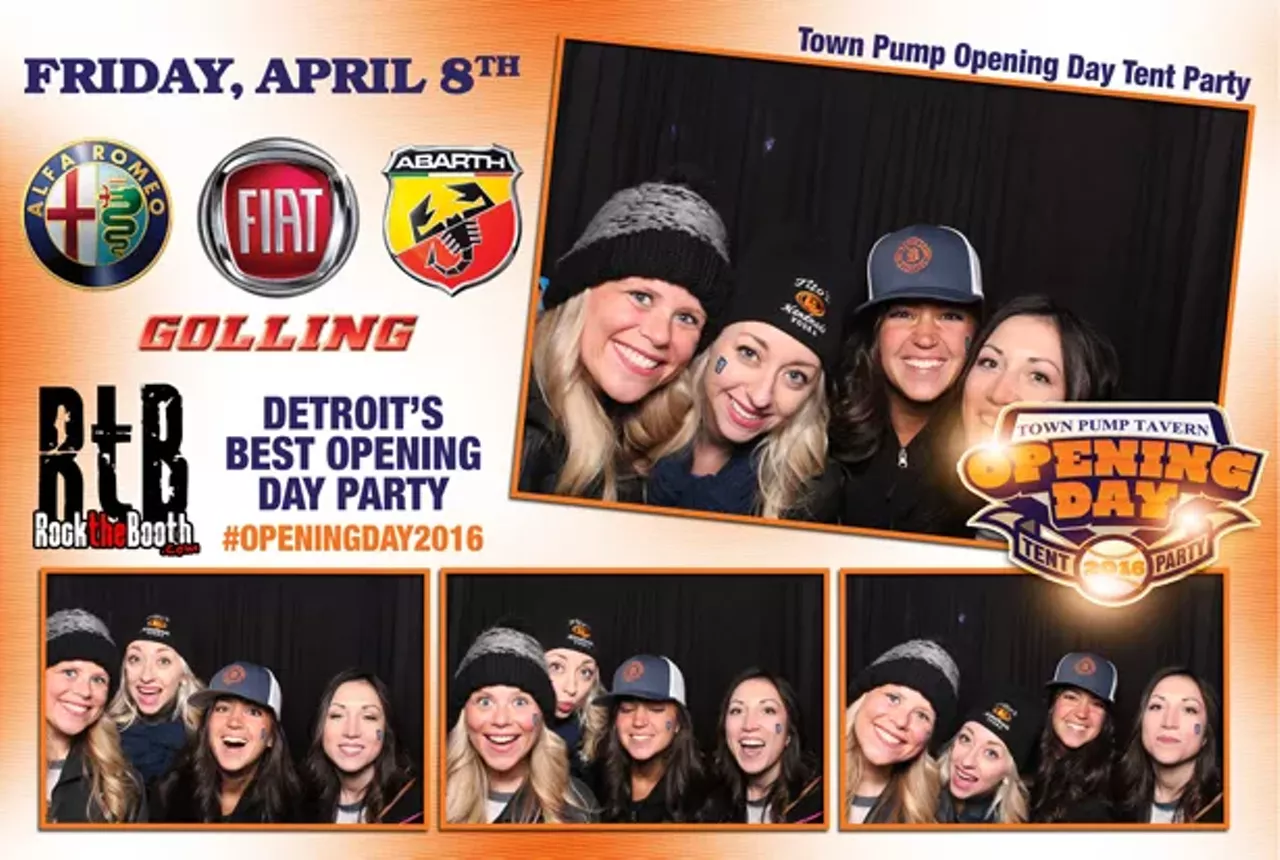 Image: Inside the photo booth at Town Pump's Opening Day party [PHOTOS]