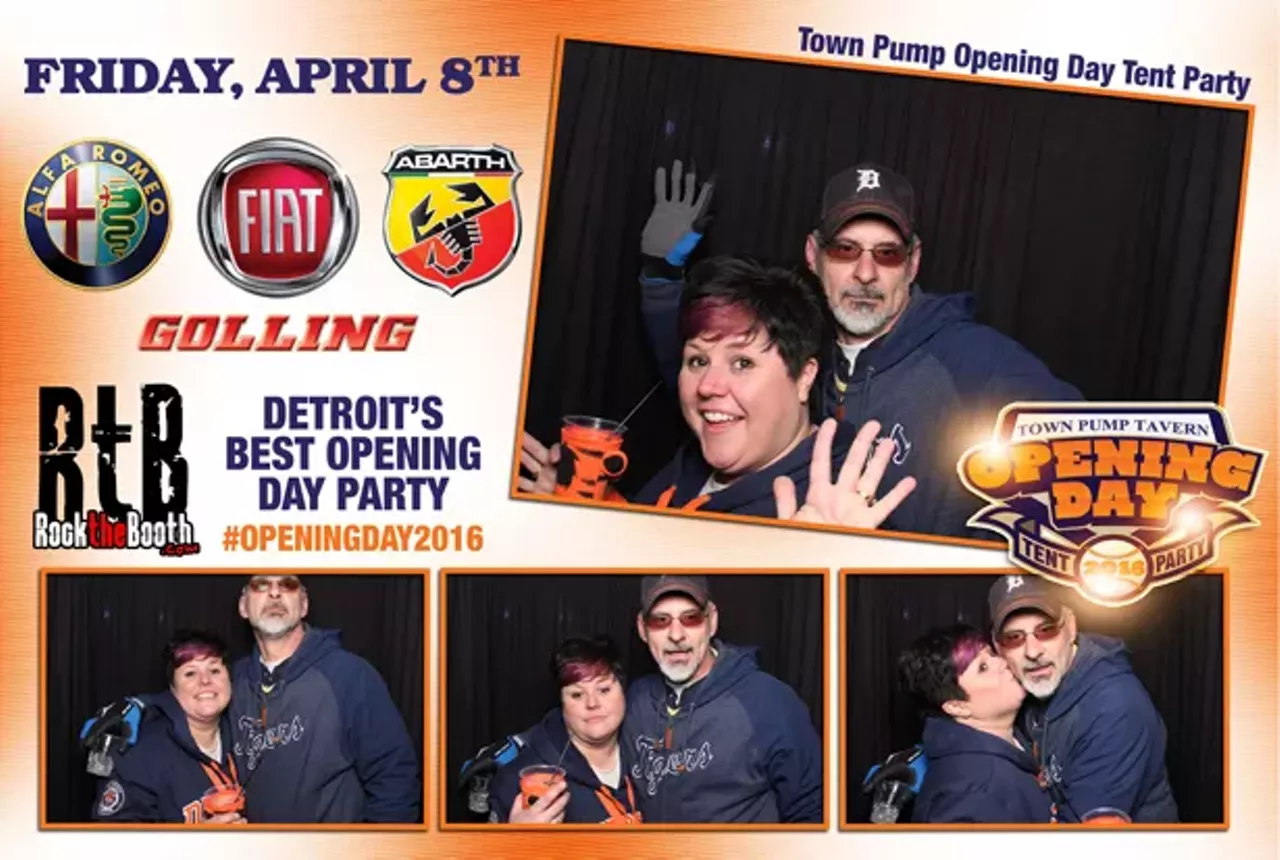 Image: Inside the photo booth at Town Pump's Opening Day party [PHOTOS]