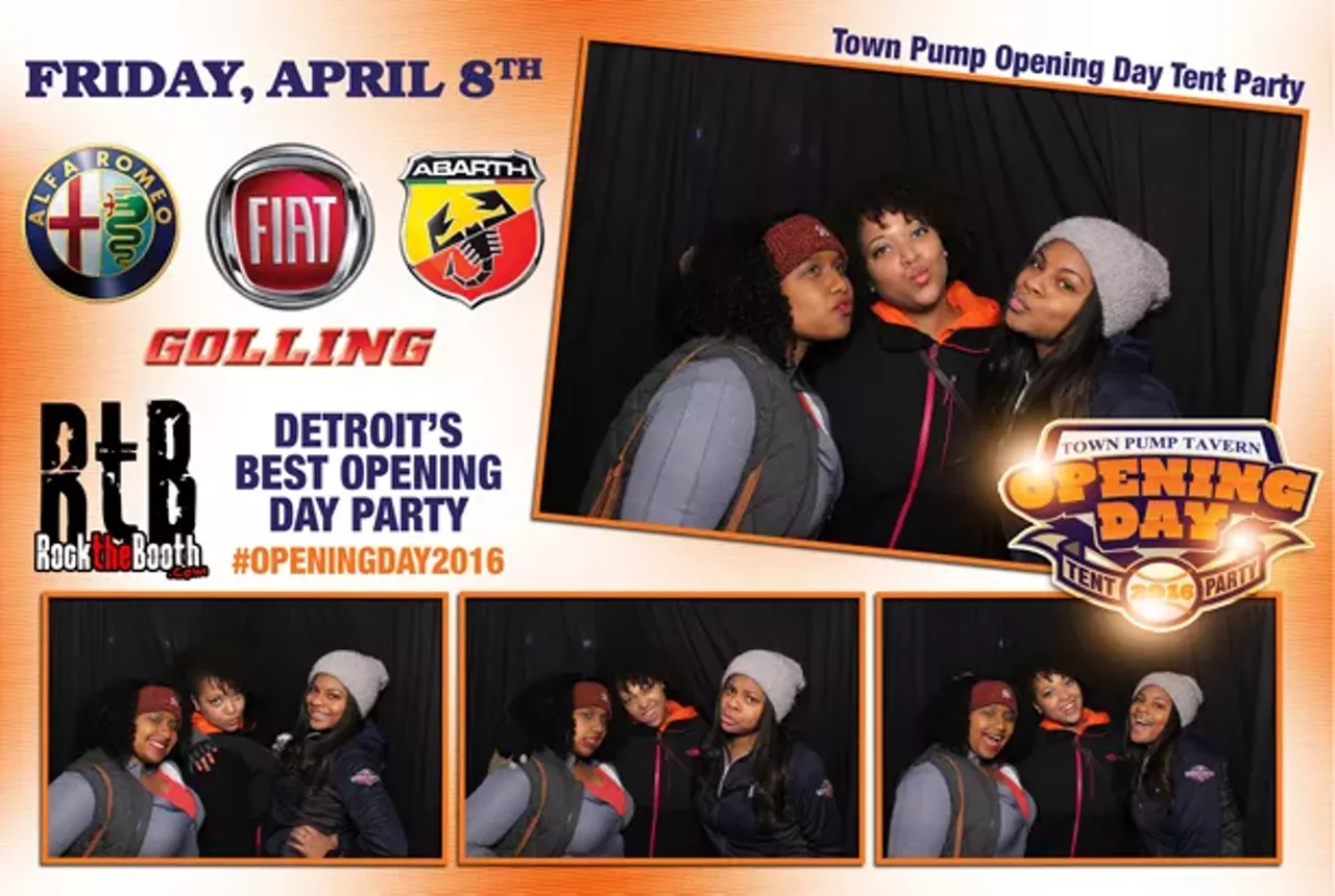 Image: Inside the photo booth at Town Pump's Opening Day party [PHOTOS]