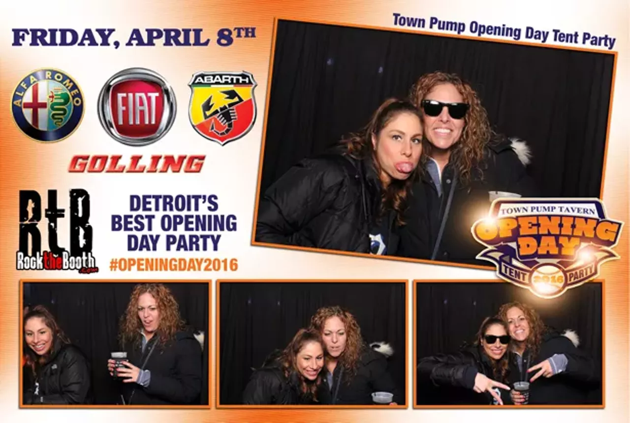 Image: Inside the photo booth at Town Pump's Opening Day party [PHOTOS]