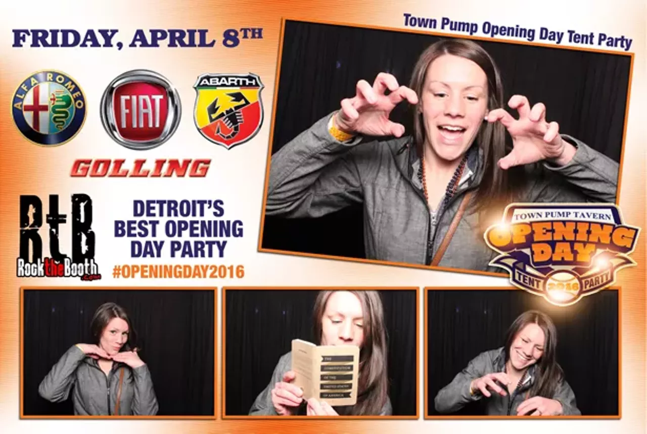 Image: Inside the photo booth at Town Pump's Opening Day party [PHOTOS]