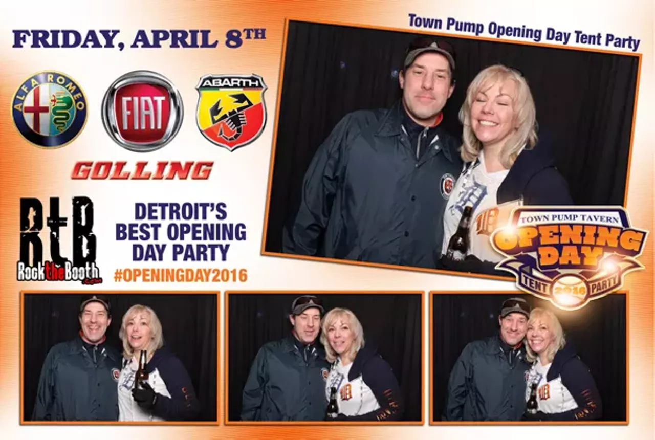 Image: Inside the photo booth at Town Pump's Opening Day party [PHOTOS]