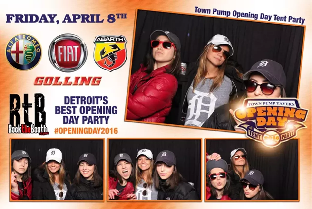 Image: Inside the photo booth at Town Pump's Opening Day party [PHOTOS]