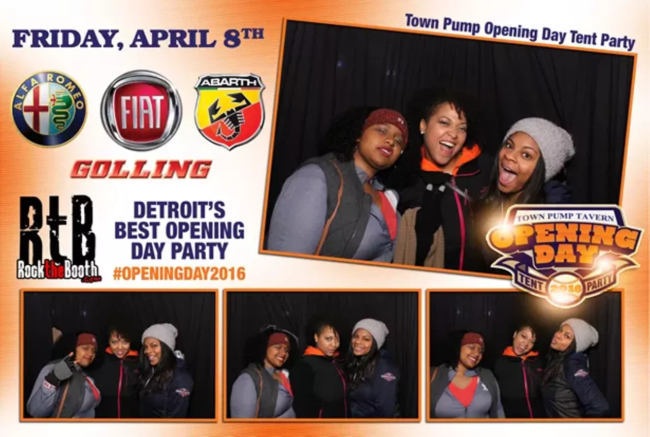 Image: Inside the photo booth at Town Pump's Opening Day party [PHOTOS]