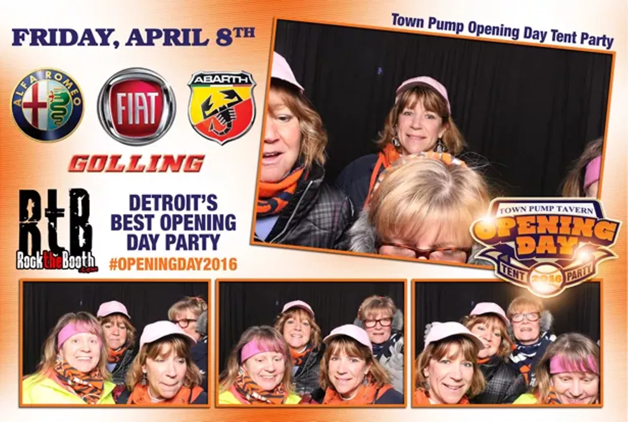 Image: Inside the photo booth at Town Pump's Opening Day party [PHOTOS]