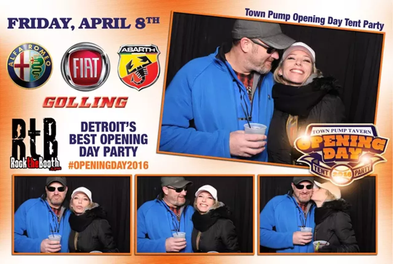 Image: Inside the photo booth at Town Pump's Opening Day party [PHOTOS]