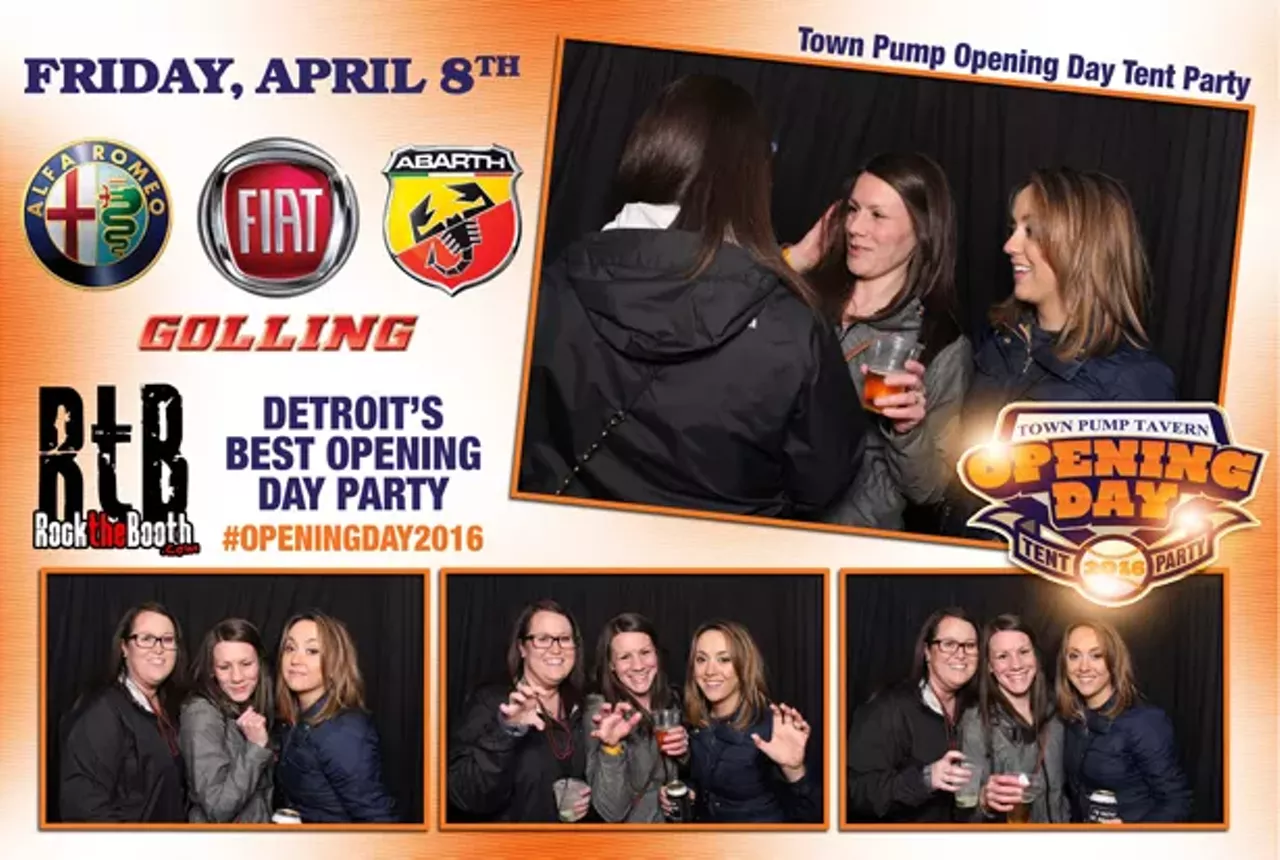 Image: Inside the photo booth at Town Pump's Opening Day party [PHOTOS]
