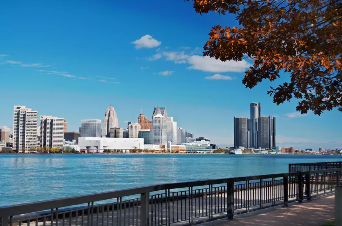 Image: The Detroit River.