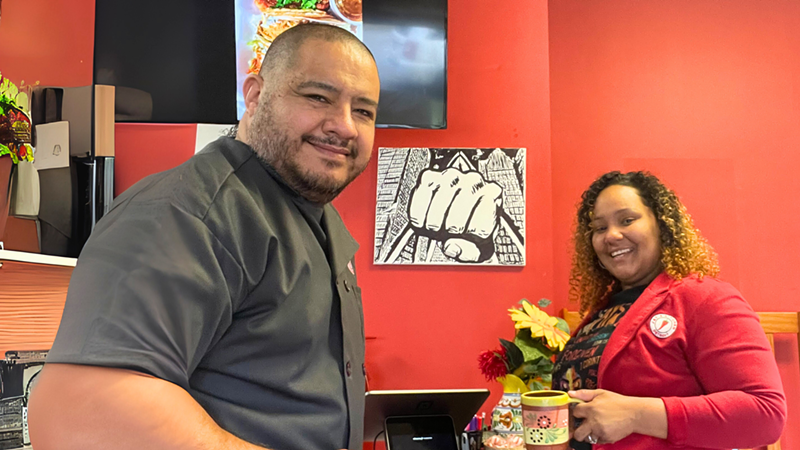 Juan and Tabitha Ramos of J & T’s Kitchen.