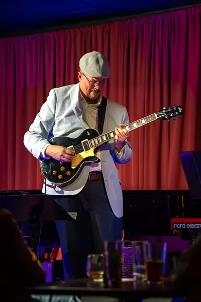 Jason Quick onstage at Lucille's Jazz Lounge, February 2025