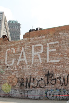 A side of the structure at 139 Bagley was used by Kid Rock for the music video to his song "Care."