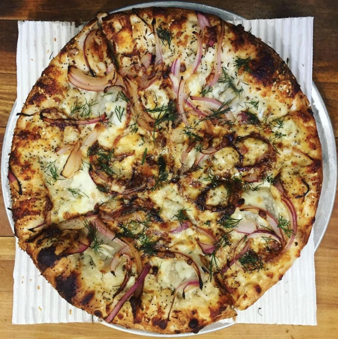 Pie-Sci
5163 Trumbull Ave, Detroit, MI 48208
This create your own pizza place is perfect for your picky eaters. A small pie is only $8 and includes up to four toppings.
Photo courtesy of @piescipizza