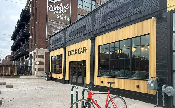 Kitab Cafe’s new location at 411 W. Canfield St.