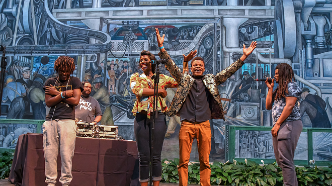 Youth perform at an MC Olympics competition at the Detroit Institute of Arts. The Knight Foundation is accepting applications for the 2021 Knight Arts Challenge.