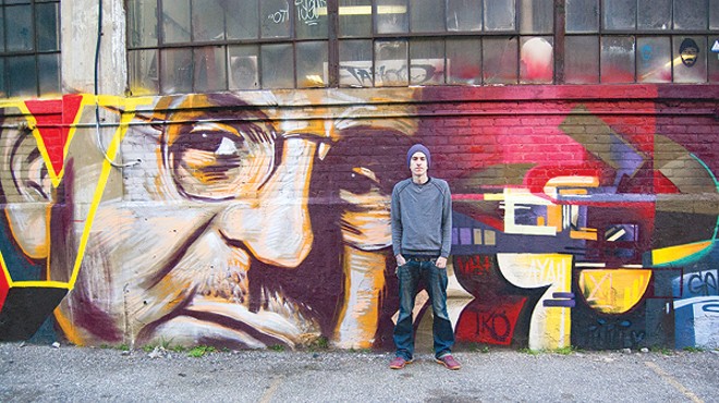 Kyle Danley honors architect Albert Kahn with mural