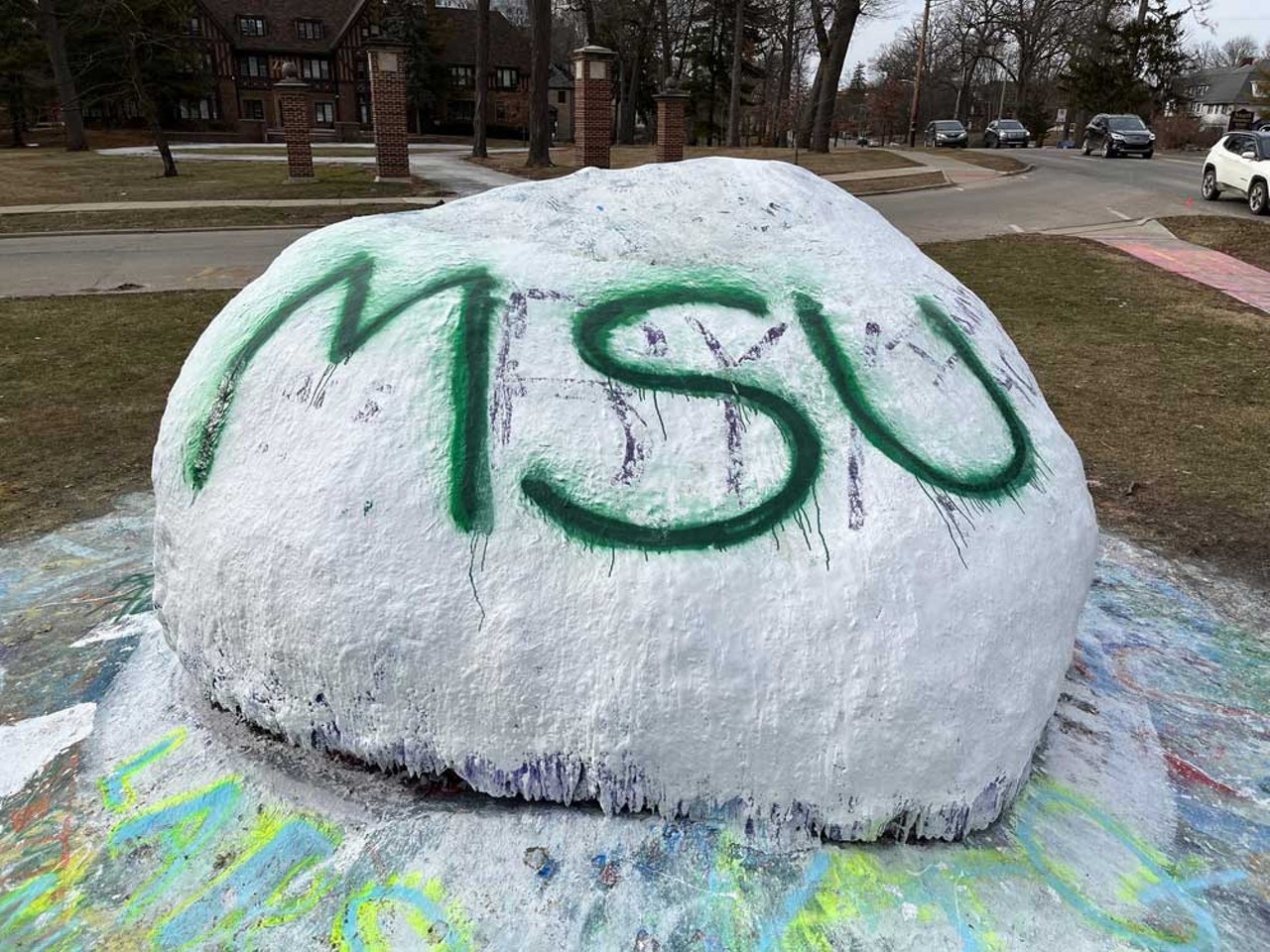 Michigan State University 
The year began with a gun massacre on campus and ended with a protracted board battle over the hiring of yet another school president. In between, the head football coach got fired after allegations of a sexual nature voiced by a woman who counsels athletes against rape. All this amid residual shockwaves resulting from the serial sexual molestations of Dr. Larry Nassar.