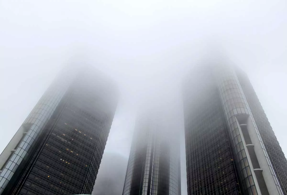 Image: Since it opened nearly a half-century ago, this cluster of cylindrical buildings on the Detroit Riverfront has been a mixed blessing, a perplexing edifice.