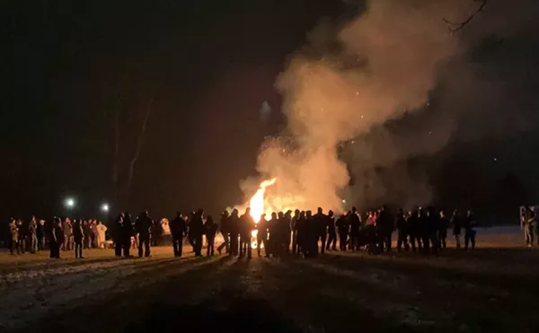 For decades, Detroiters have celebrated the new year by burning Christmas trees in a big fire.