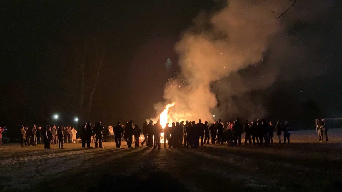 For decades, Detroiters have celebrated the new year by burning Christmas trees in a big fire.