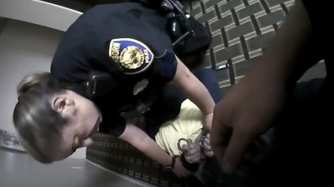 Body-worn camera footage shows one of the officers kneeling on Salvatore “Sal” Cipolloni's neck.