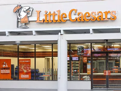 A Little Caesars storefront.