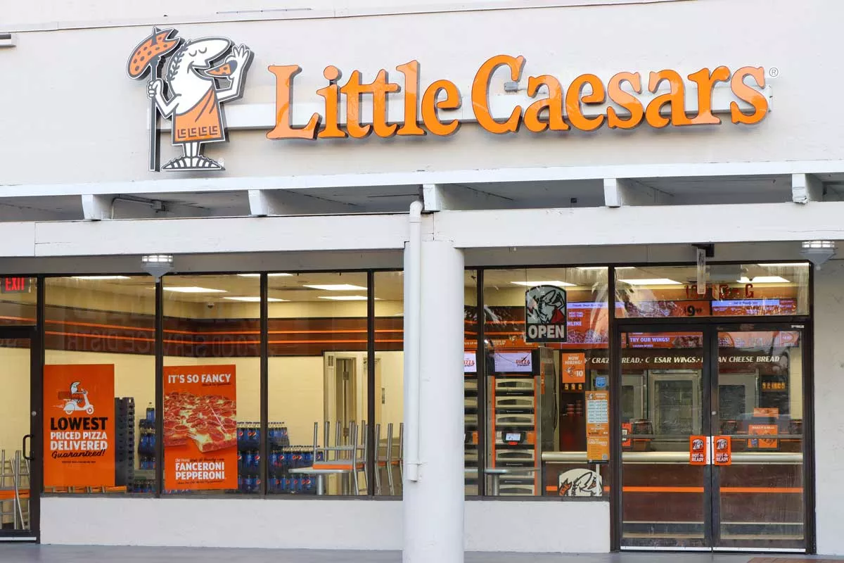 Image: A Little Caesars storefront.