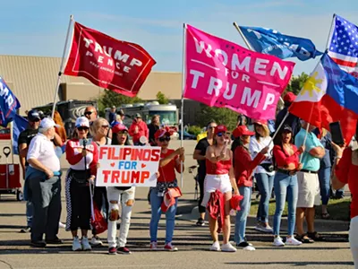 Trump rally in Macomb County on Sept. 11, 2020.