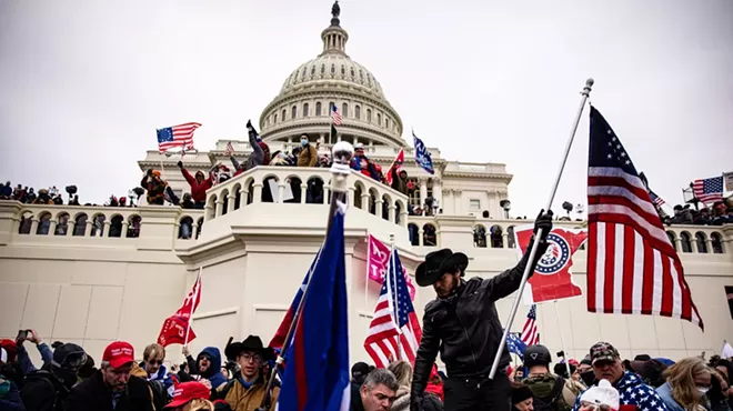 Pro-Trump supporters storm the U.S. Capitol following a rally with President Donald Trump on Jan. 6 in Washington, D.C.