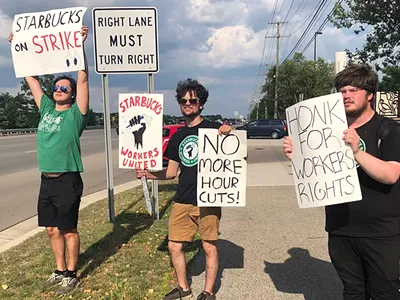 Image: Macomb County Starbucks workers go on strike, say company won’t cooperate with union