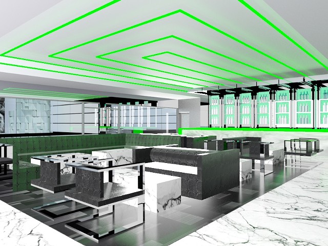 A rendering of the interior of the new Puff Cannabis headquarters in Troy, which is expected to open by January 2024.