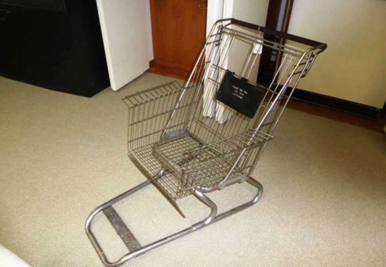 "Shopping Cart Chair," Tom Sachs.