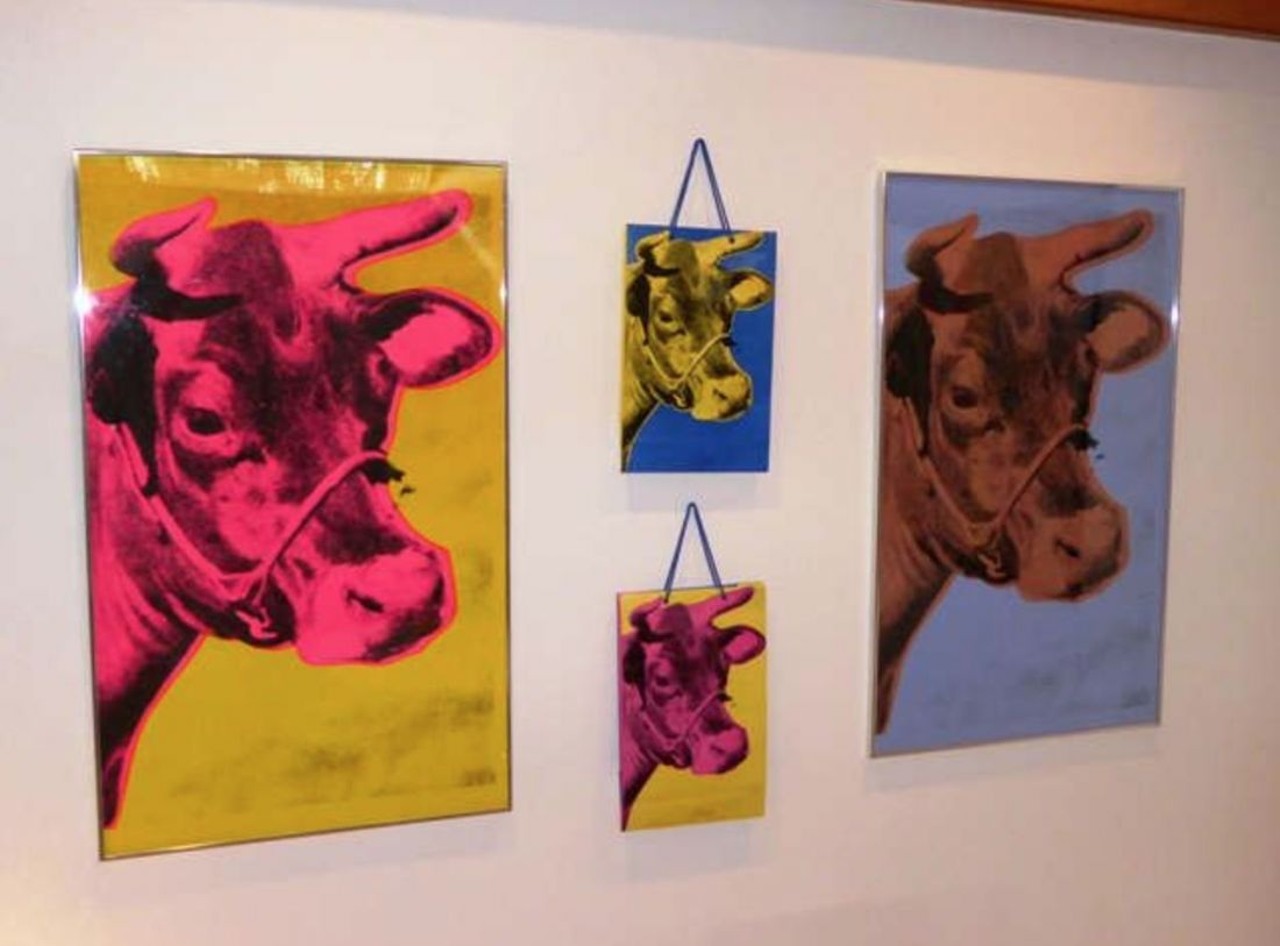 Unsigned Andy Warhol paintings going for $5,000.
