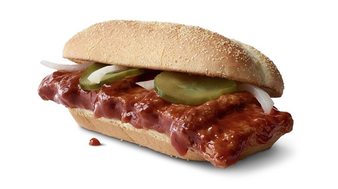 McDonald’s is bringing back cult favorite McRib sandwich in all its 70-ingredient, highly processed glory